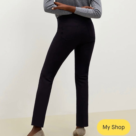 MM Lafleur Hockley Jean Better Than Denim Pant High Rise Straight Size 4 In Ink - Picture 2 of 11